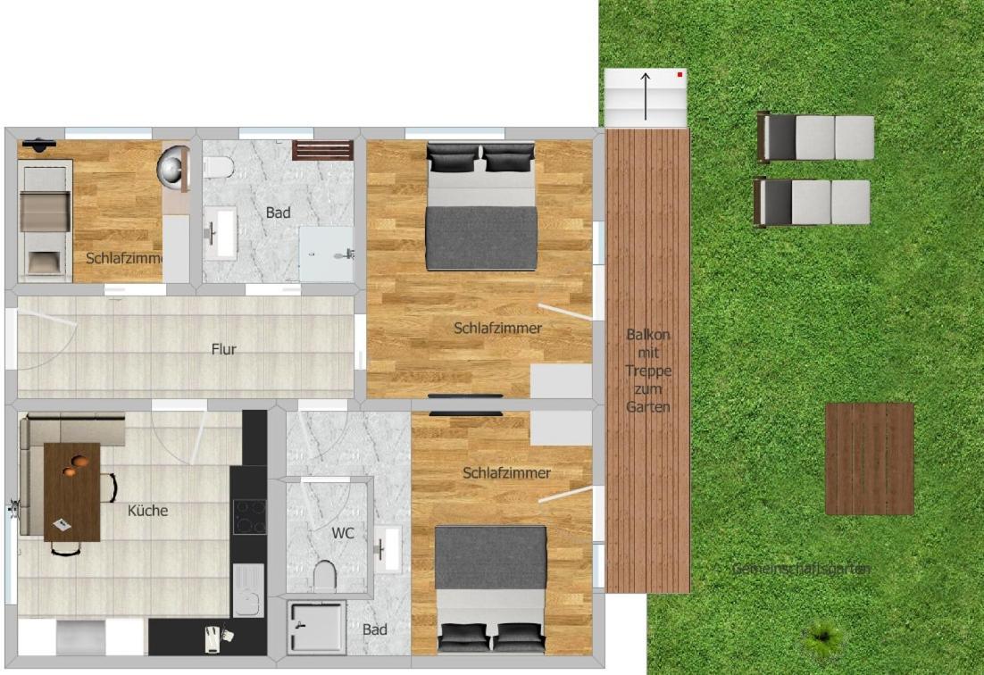 Wildbach Apartments นอยชติฟ อิม ชตูไปทัล ภายนอก รูปภาพ